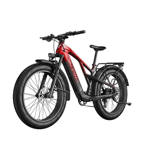 Vanpowers GrandTeton-Pro 750W Fat-Tire E-Bike – 93 mi Range