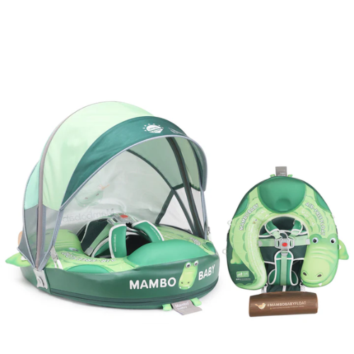 Mambobaby Pool Float Crocodiles With Canopy