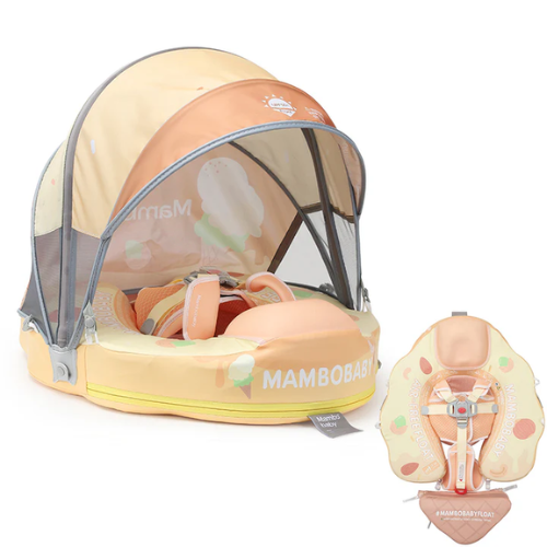 Mambobaby Pool Float Ice-cream With Canopy